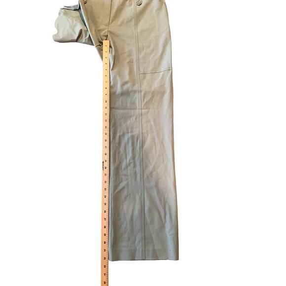 Womny Pants Women's 10 Green Polyester Stretch Pockets Straight Leg Classic Fit - Picture 4 of 8